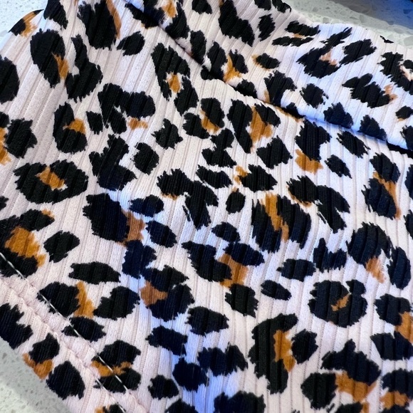 Leopard Ribbed Hipster Bottoms and Bralette  Bikini Women’s Size Plus 14W NEW - Picture 12 of 14